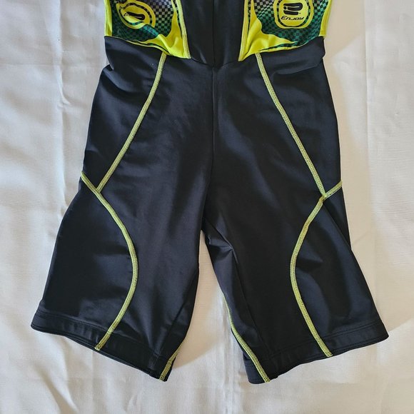 Enjoy Unisex Kids Black Yellow Short Sleeve One-Piece Shorty Jumpsuit Small - Picture 6 of 12